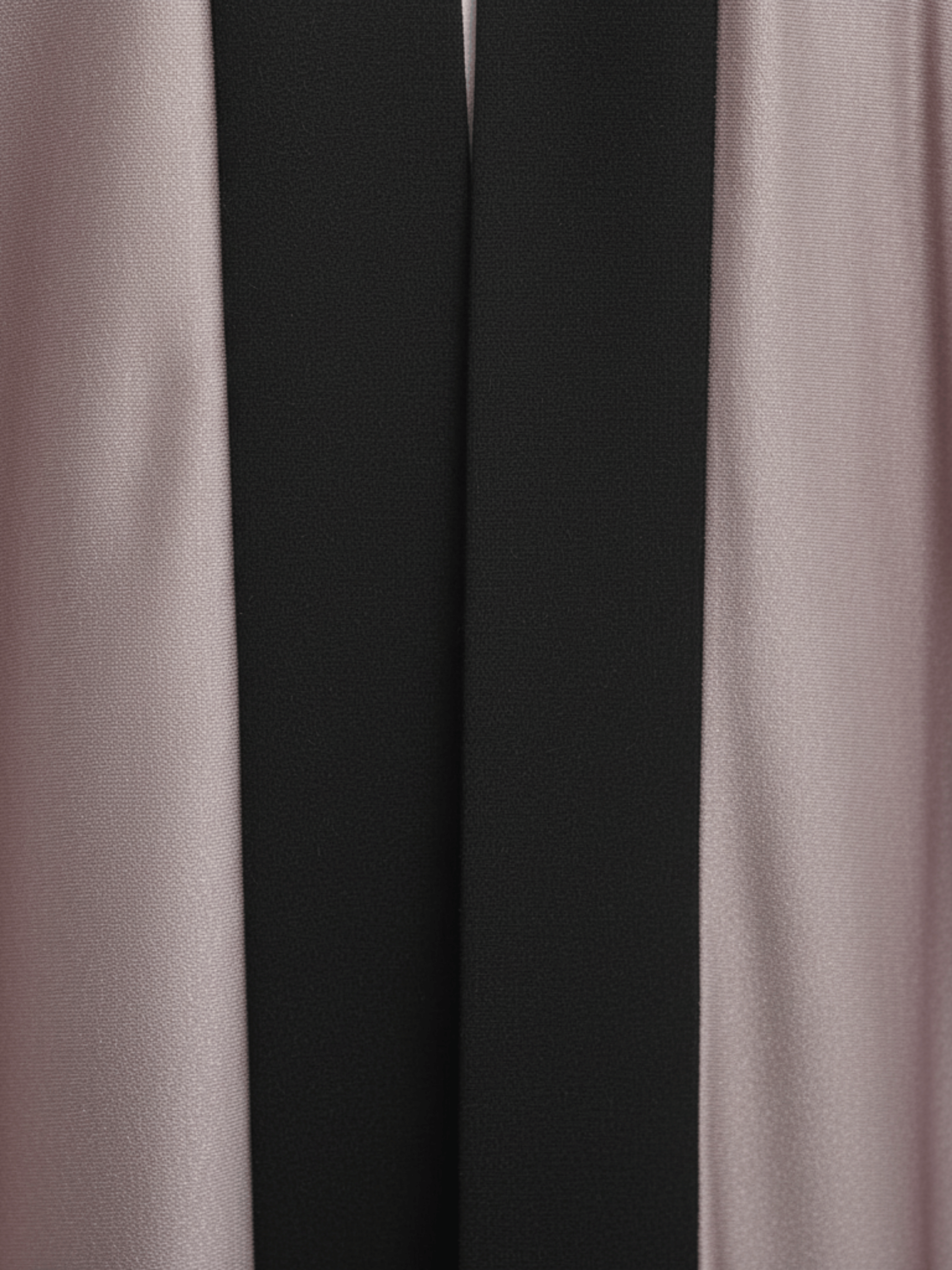 ZW 400 Rose Satin Darra Outfit | Soft Silky Daraa with Black Trim for Women